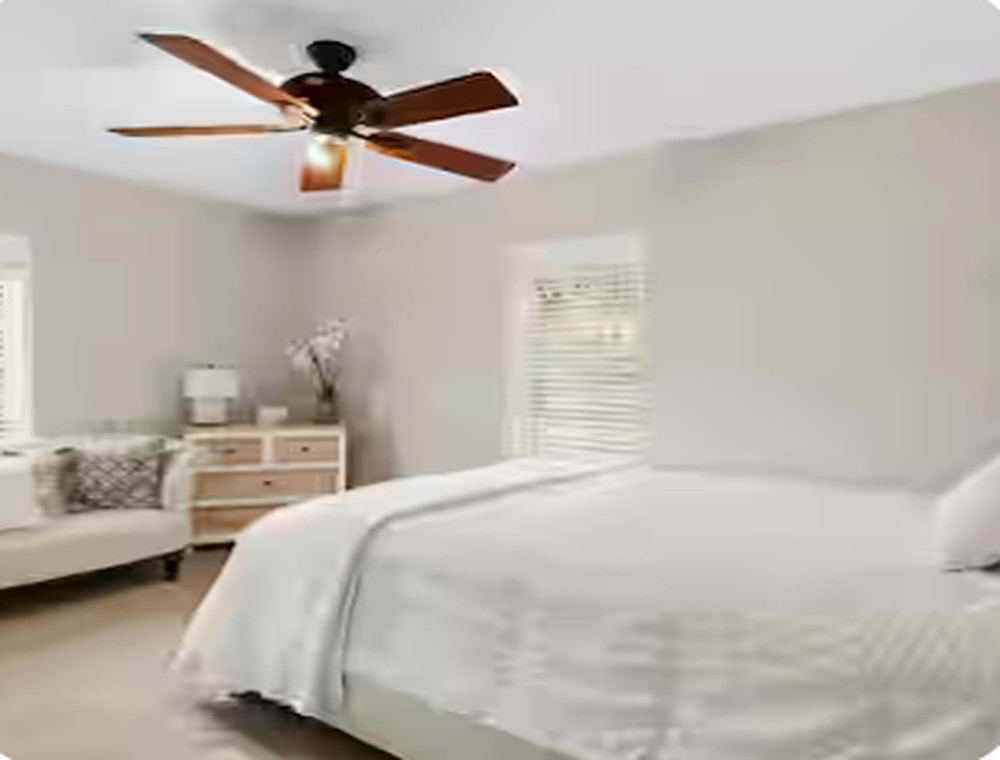 Upstairs residence bedroom